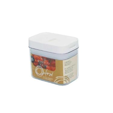 Pote Herm�tico de Acr�lico Retangular Oxford White 500ml