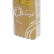 Pote Herm�tico de Acr�lico Retangular Oxford Grey 1,8L