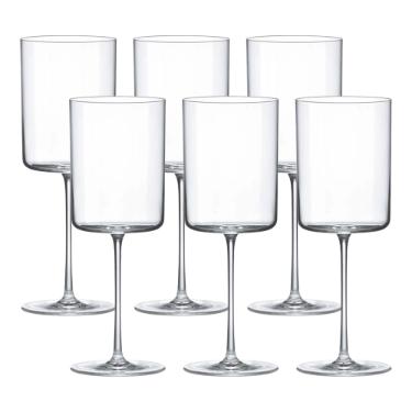 Jogo de 6 Ta�as de Cristal para �gua Oxford Minimal Classic 420ml