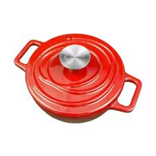 Ca�arola de Ferro Fundido Esmaltado Oxford Aroma Vermelha 22cm Para Fog�o Indu��o