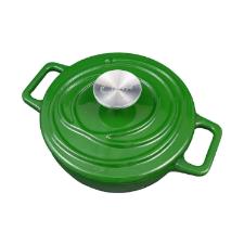 Ca�arola de Ferro Fundido Esmaltado Oxford Aroma Verde 22cm Para Fog�o Indu��o