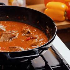 Panela Wok de Ferro Fundido Esmaltado Oxford Aroma Cinza 35cm para Indu��o