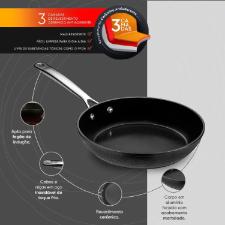 Frigideira Antiaderente Oxford Gourmet Martelado 22cm Alum�nio para Indu��o Forno