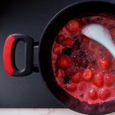 Ca�arola Antiaderente Oxford Everyday Vermelha 20cm Alum�nio com Tampa