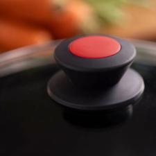 Ca�arola Antiaderente Oxford Everyday Vermelha 20cm Alum�nio com Tampa