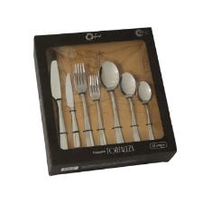 Faqueiro A�o Inox 42 Pe�as Oxford Fortaleza: Design Retil�neo