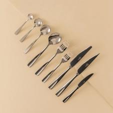 Faqueiro A�o Inox 42 Pe�as Oxford Fortaleza: Design Retil�neo