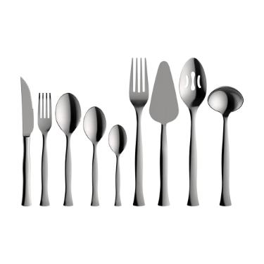 Faqueiro A�o Inox Premium 65 Pe�as Oxford Noronha: Design Ondulado