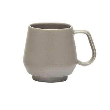 Caneca Oxford Chubby Chia 330ml de Cer�mica Empilh�vel