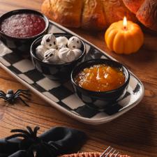 Jogo de Servir 4 Pe�as Cer�mica Oxford Domus Damas: Quadriculado