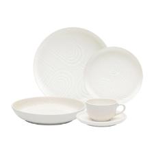 Jogo de Jantar Ch� 30 P�s Cer�mica Oxford Flat Zen: Acetinado