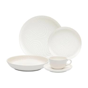 Jogo de Jantar Ch� 30 P�s Cer�mica Oxford Flat Zen: Acetinado
