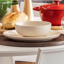 Jogo de Jantar Ch� 30 P�s Cer�mica Oxford Flat Zen: Acetinado