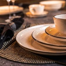 Jogo de Jantar e Ch� Oxford Flat Duna 30 Pe�as