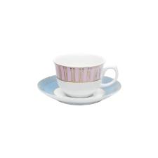 Jogo de Jantar e Ch� Oxford Flamingo Cosmopolitan 30 Pe�as Porcelana Design Moderno