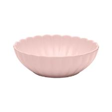 Jogo 6 Pratos Fundos Porcelana Oxford Flora D�lia 20 Cm: Rosa Suave 1L