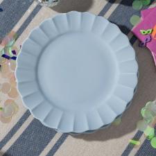 Jogo 6 Pratos Rasos Porcelana Oxford Flora �ster 27,5 Cm: Azul Candy Color