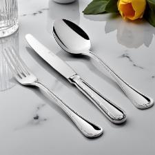 Faqueiro em prata com estojo Saint James Croise 101 pe�as: Requinte e design cl�ssico para sua mesa