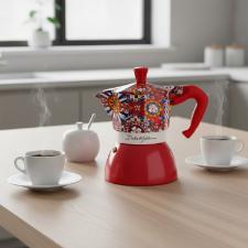 Cafeteira Bialetti Moka Induction 4 X�caras: Edi��o Especial Dolce & Gabbana Carretto Siciliano