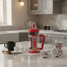 Cafeteira Francesa Bialetti French Press 350ml: Edi��o Especial Dolce & Gabbana Carretto Siciliano