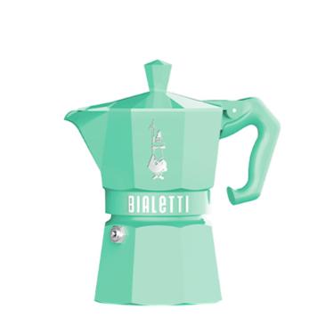 Cafeteira Italiana Bialetti Moka Express 3 X�caras: Edi��o Exclusive Verde com Design Retr�