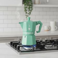 Cafeteira Italiana Bialetti Moka Express 3 X�caras: Edi��o Exclusive Verde com Design Retr�