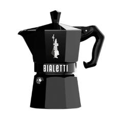 Cafeteira Italiana Bialetti Moka Express 3 X�caras: Edi��o Exclusive Preta com Design Retr�