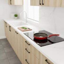 Frigideira Brinox Optima 24cm 1,8 litro com revestimento cer�mico vermelha alum�nio 4,5mm e indu��o, PFOA free