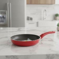 Frigideira Brinox Optima 24cm 1,8 litro com revestimento cer�mico vermelha alum�nio 4,5mm e indu��o, PFOA free