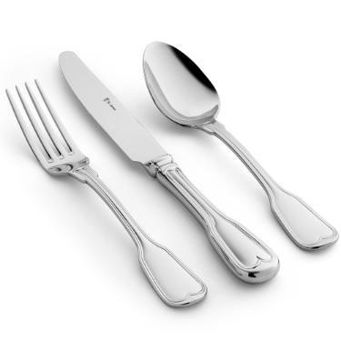 Faqueiro em a�o inox Saint James Paris 130 Pe�as: Eleg�ncia e sofistica��o para sua mesa