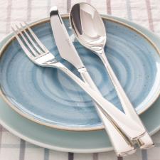 Faqueiro em a�o inox Saint James New Silhouette 101 Pe�as: Beleza e sofistica��o para sua mesa