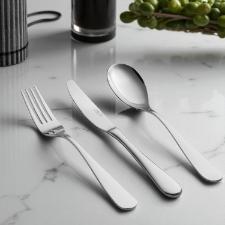 Faqueiro em a�o inox Saint James New Breeze 101 Pe�as: Modernidade e leveza para a sua mesa