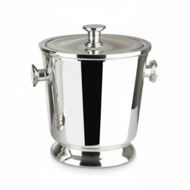 Balde T�rmico para Gelo Saint James 2,8L, Banho de Prata, Padr�o Superior, Luxo para Bar e Mesa