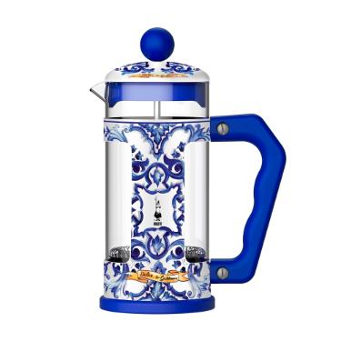 Cafeteira Francesa Bialetti French Press 350ml: Edi��o Especial Dolce & Gabbana Blu Mediterraneo