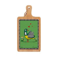 T�bua para Aperitivo Egan Italy Cocoric� 30x15cm Verde: Charme e Praticidade Italiana