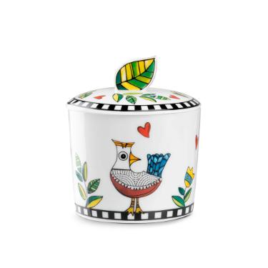 A�ucareiro em Porcelana Egan Italy Cocoric� 250ml Branco: Charme e Tradi��o � Mesa