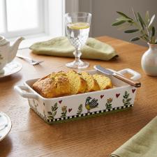 Travessa Retangular em Porcelana Egan Cocorico Verde 25,5x13cm: O Charme do Design Italiano em sua Mesa