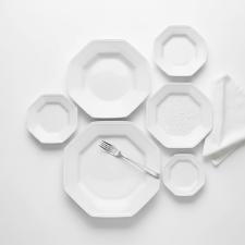 Jogo de jantar Schmidt Prisma 42 Pe�as porcelana, aparelho com ch� e caf�, 6 pessoas