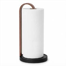 Umbra Bellwood Suporte Para Papel Toalhas Preto Com Marrom