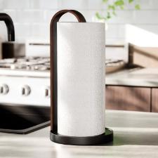 Umbra Bellwood Suporte Para Papel Toalhas Preto Com Marrom