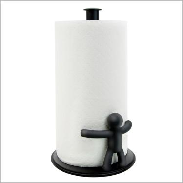 Umbra Buddy Porta-Papel Toalha de Cozinha Preto