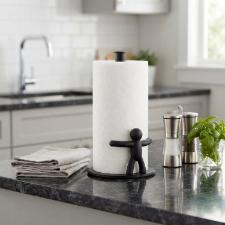 Umbra Buddy Porta-Papel Toalha de Cozinha Preto