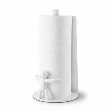Umbra Buddy Porta-Papel Toalha de Cozinha Branco