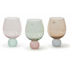 Jogo de Copos de Vidro BTC 450ml Base Esfera Colorido: Design Moderno e Alegria � Mesa