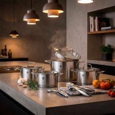 Jogo de Panelas Inox Zwilling Trueflow com 4 pe�as: Eleg�ncia e Precis�o na Cozinha