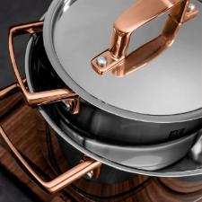 Jogo de Panelas Inox 5 Pe�as Zwilling Bellasera com Design Moderno e Performance Profissional