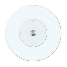 Prato Girat�rio em Vidro Temperado 7mm JS Imports Incolor: Praticidade e Transpar�ncia na Mesa