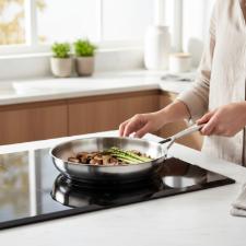 Frigideira em A�o Inox Zwilling Vitality 24cm: Fundo Triplo Sigma Classic+ e Design Profissional