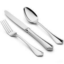 Faqueiro em Prata Saint James Florence 101 Pe�as com Banho de Prata para uma Mesa de Puro Luxo e Tradi��o