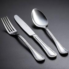 Faqueiro em A�o Inox Saint James Lace 101 Pe�as com Estojo: Luxo e Delicadeza para 12 Pessoas